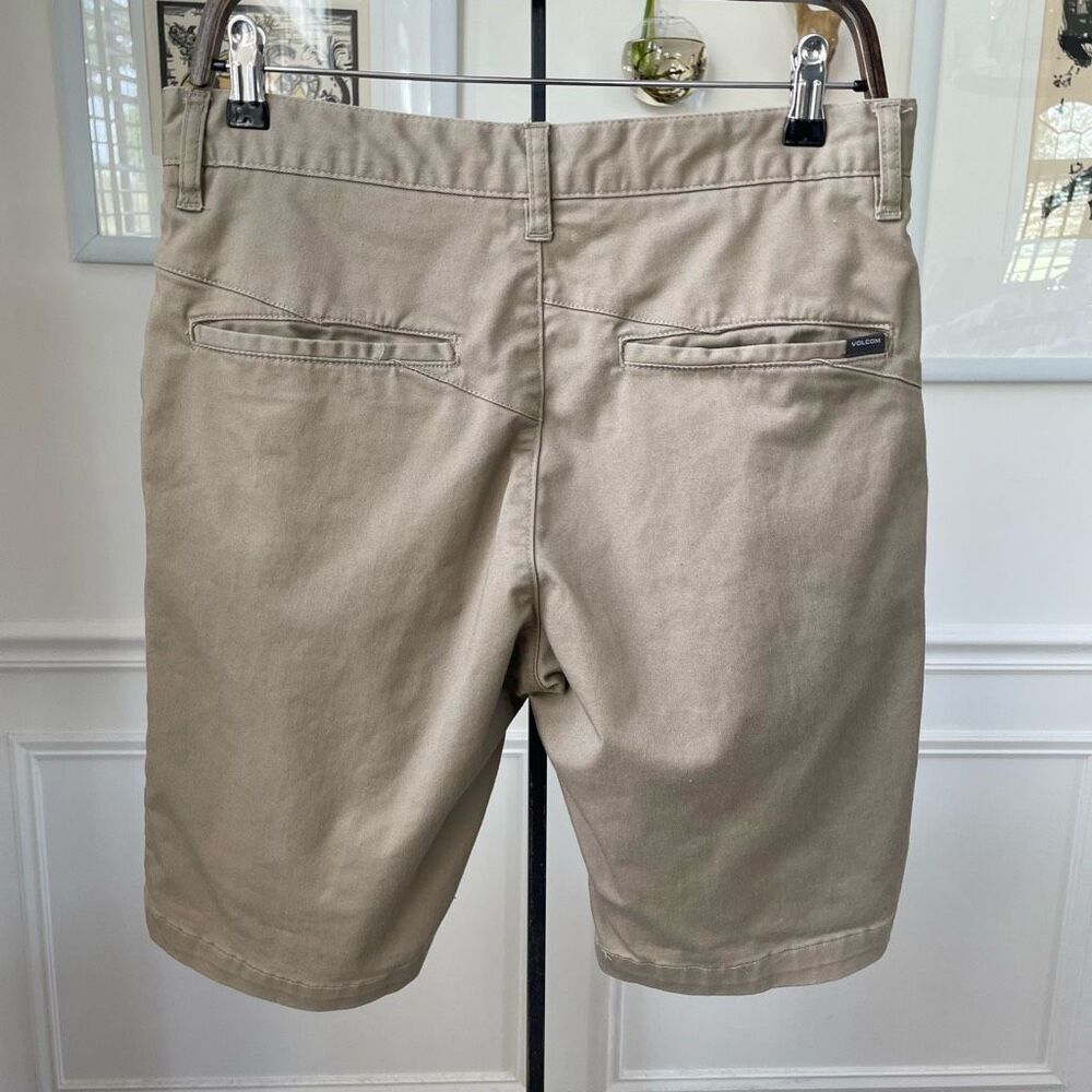 Volcom Taupe Tan Twill Shorts 30 x 9.5 - Picture 4 of 6